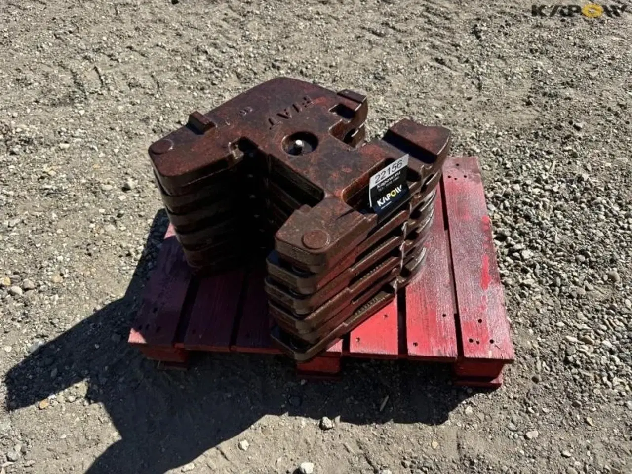 Billede 6 - Fiat Fiat vægtklodser - 6 stk