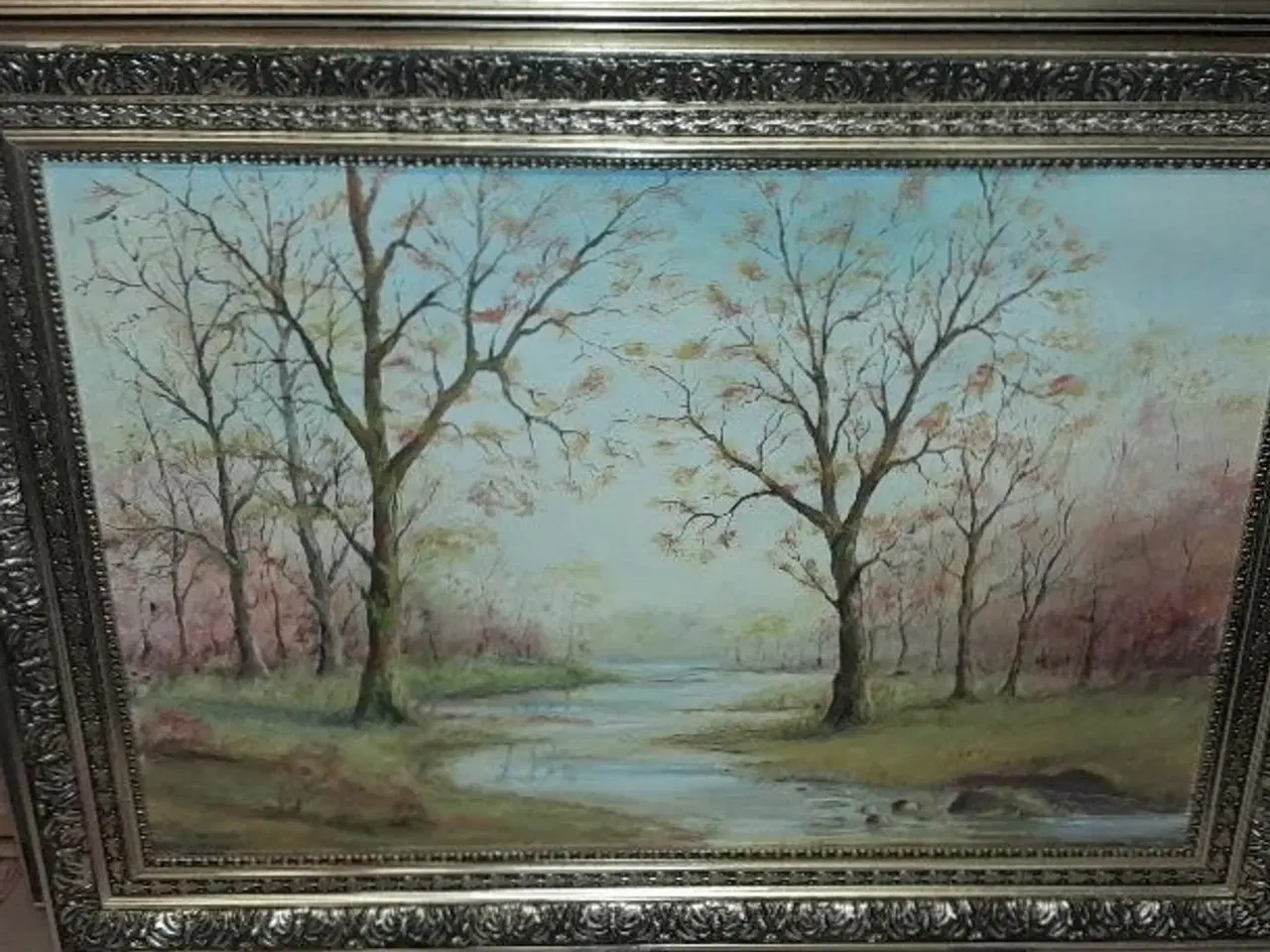 Billede 4 - Malerier 8 stk. med rammer.