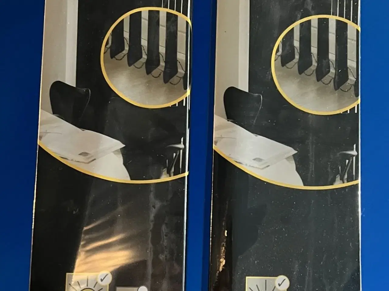 Billede 2 - 6 stk Nye Sorte DEBEL Line lamelgardin 100 x 250 c