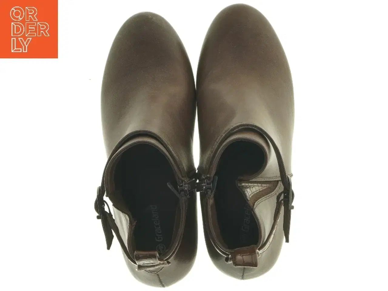 Billede 5 - Brune støvletter med remmen fra Graceland (str. 39 )