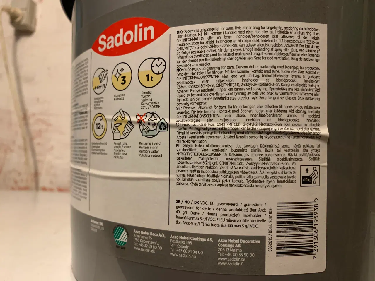 Billede 2 - Lys grå super stærk facademaling