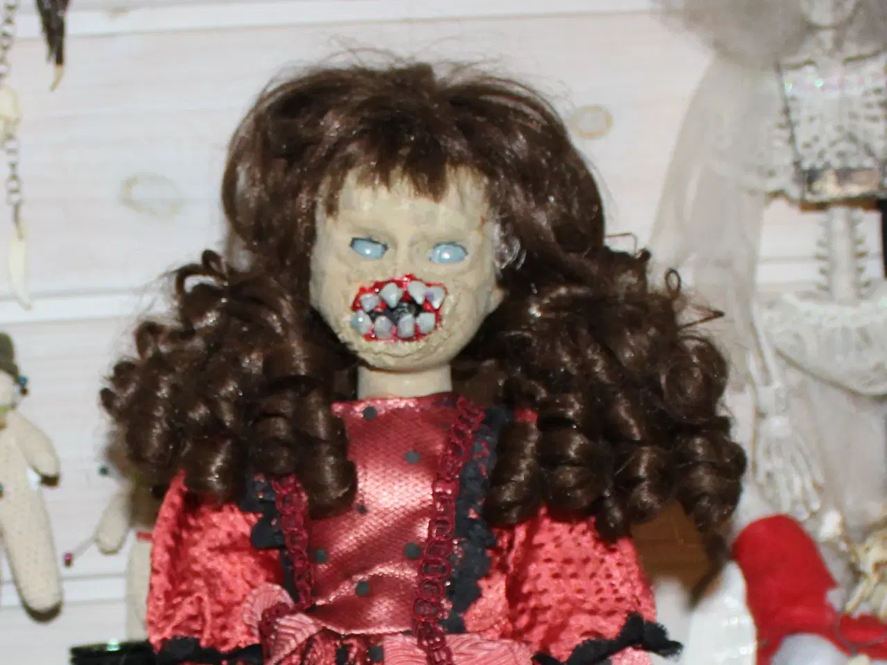 Billede 1 - Halloween Creepy Reborn porcelænsdukke Olga