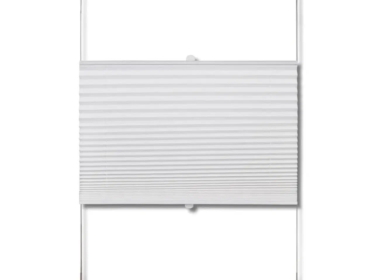Billede 4 - Plisségardiner 80 x 200 cm hvid