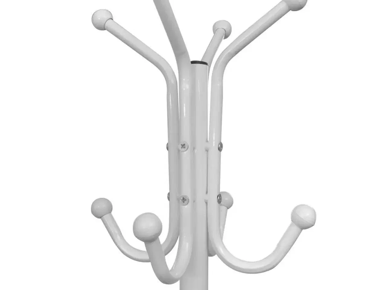 Billede 2 - Hvidt stående jakkestativ i metal