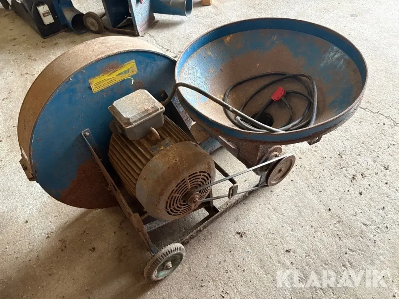 Billede 4 - Kornblæser med indfødning Kongskilde 52DKM