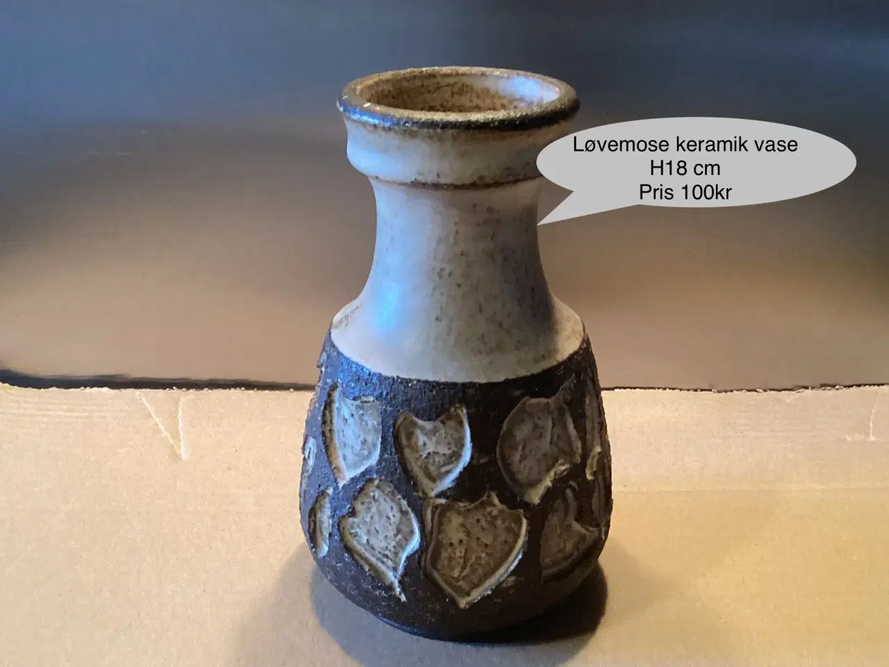 Billede 1 - Løvemose nr 253, rustik vase