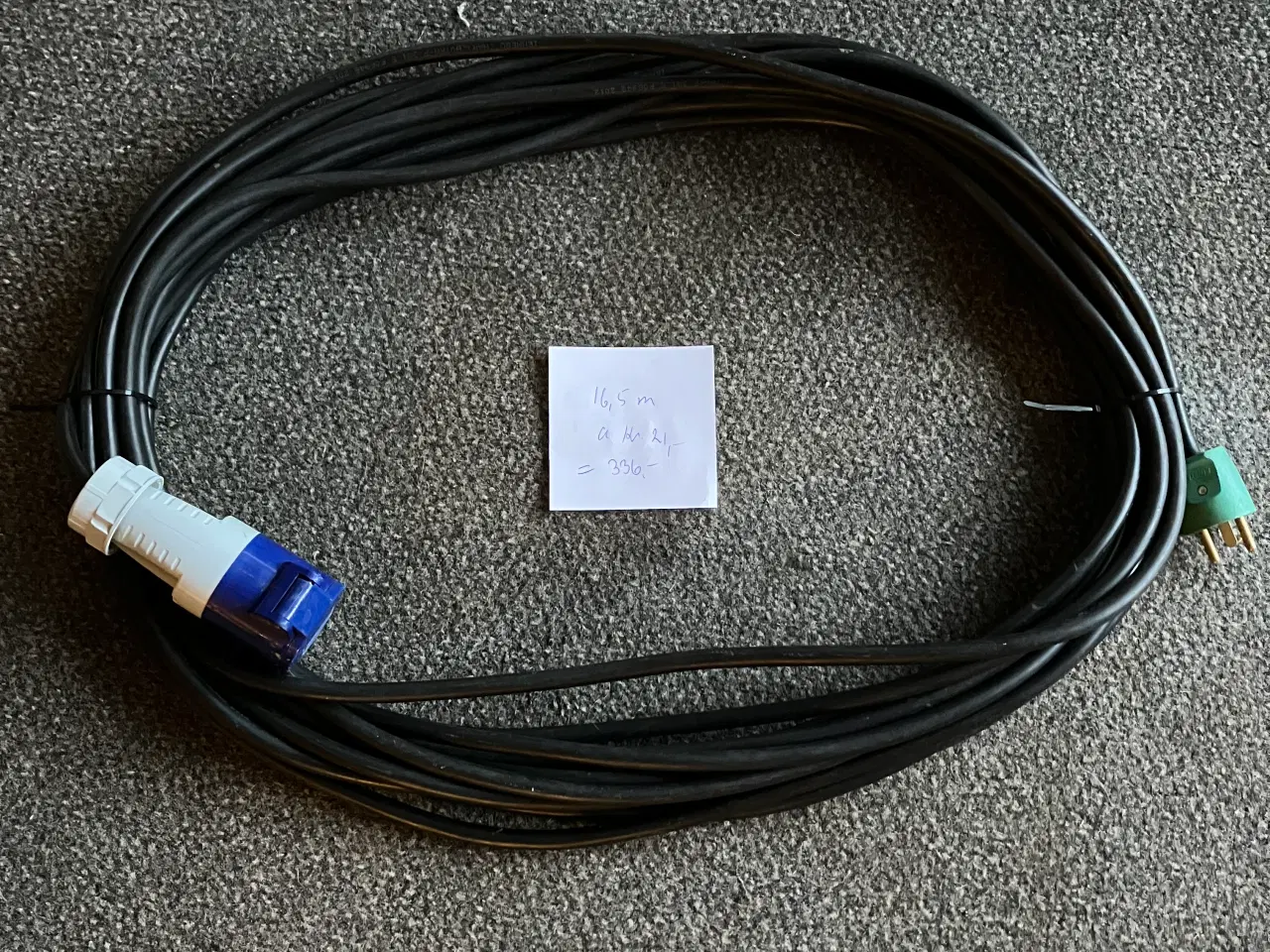 Billede 1 - elkabel - 16,5 m.