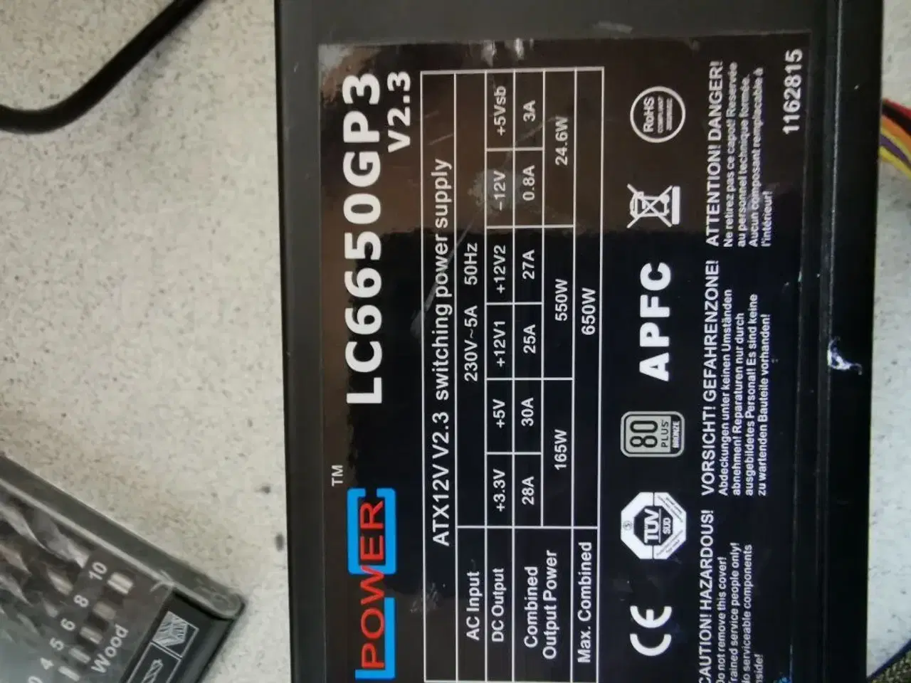 Billede 3 - Lc power supply 650w!