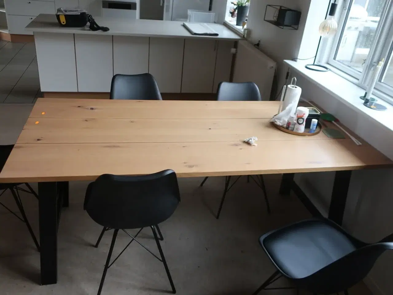 Billede 5 - Spisebord 190x90 med stole