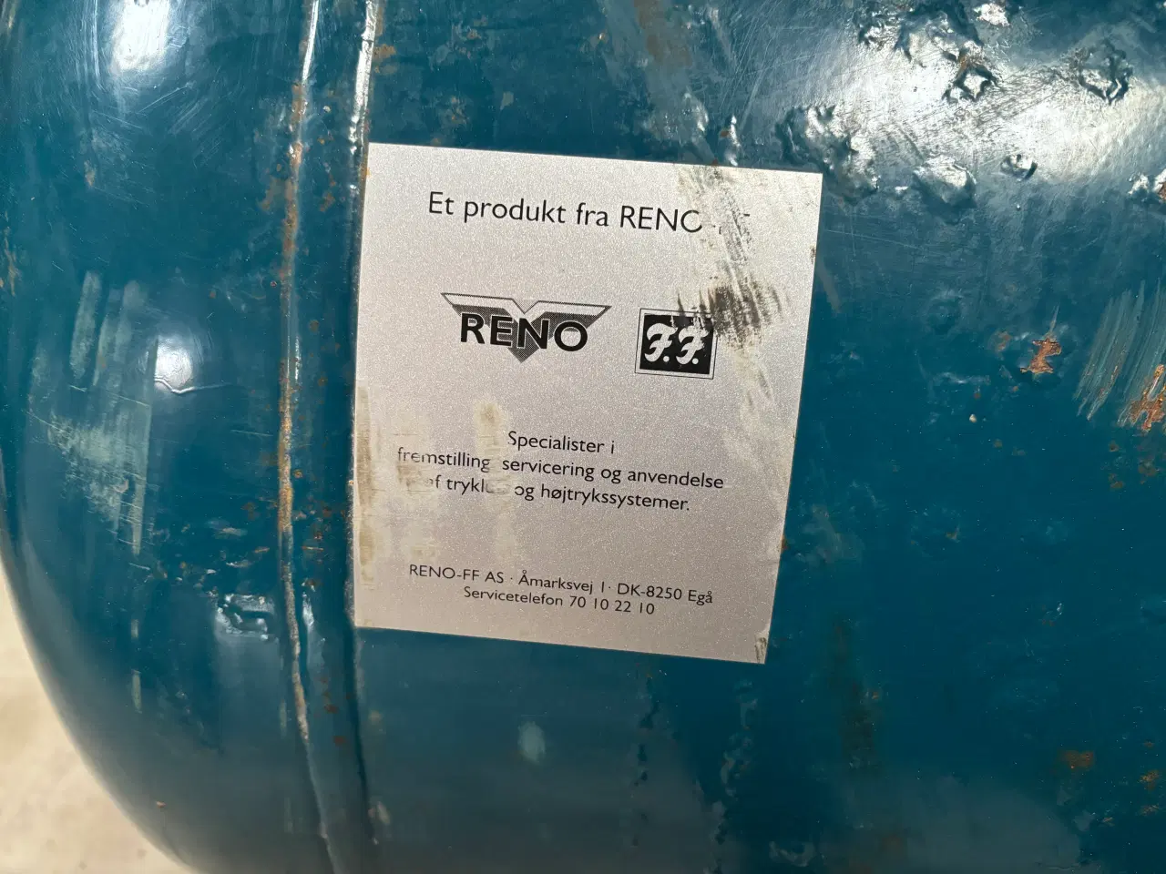 Billede 4 - Luftkompressor 500liter 7.5 hk Reno FF