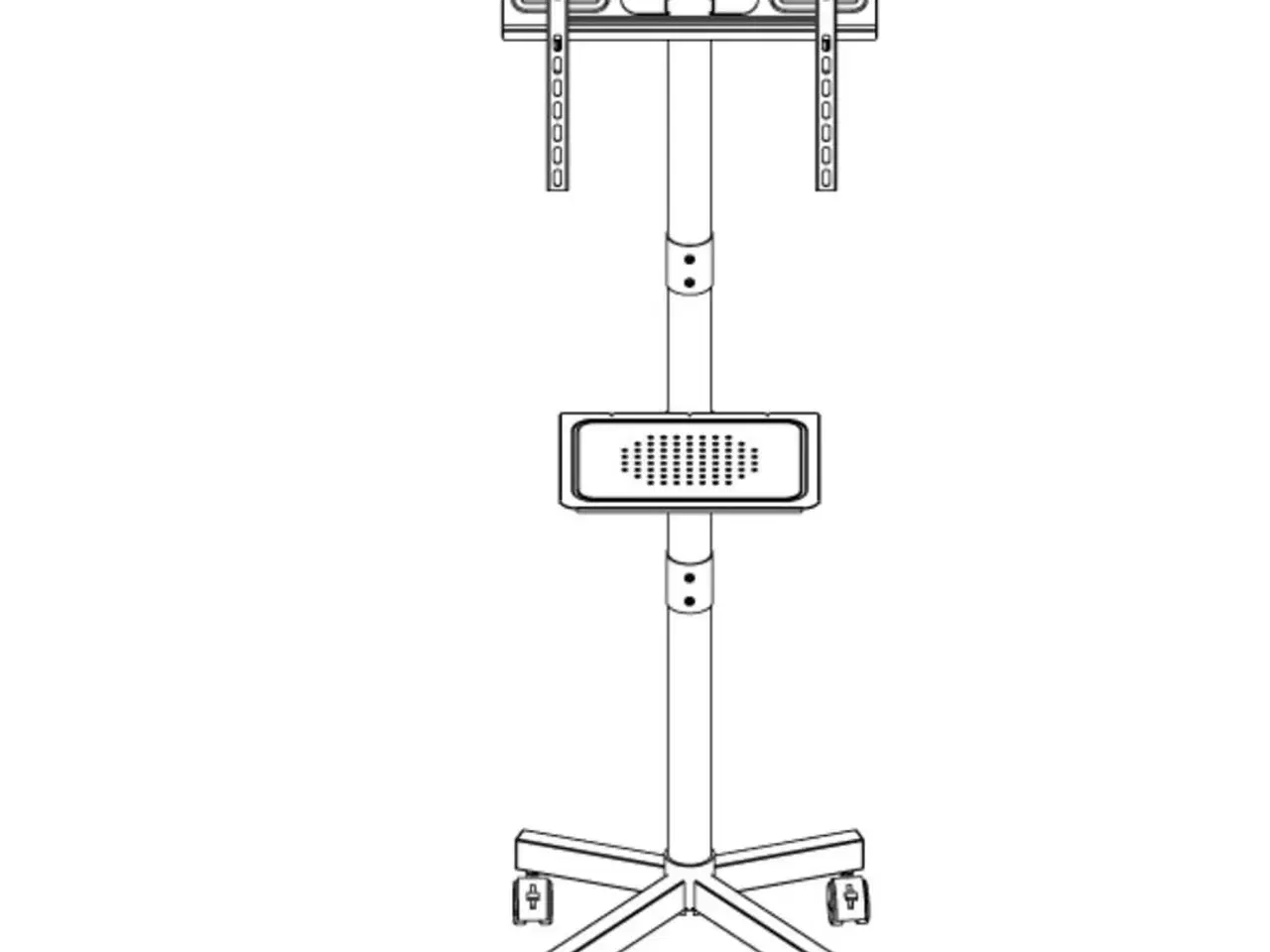 Billede 10 - TV-vogn MONTIS MT191 Atlas – til 26–60" skærme