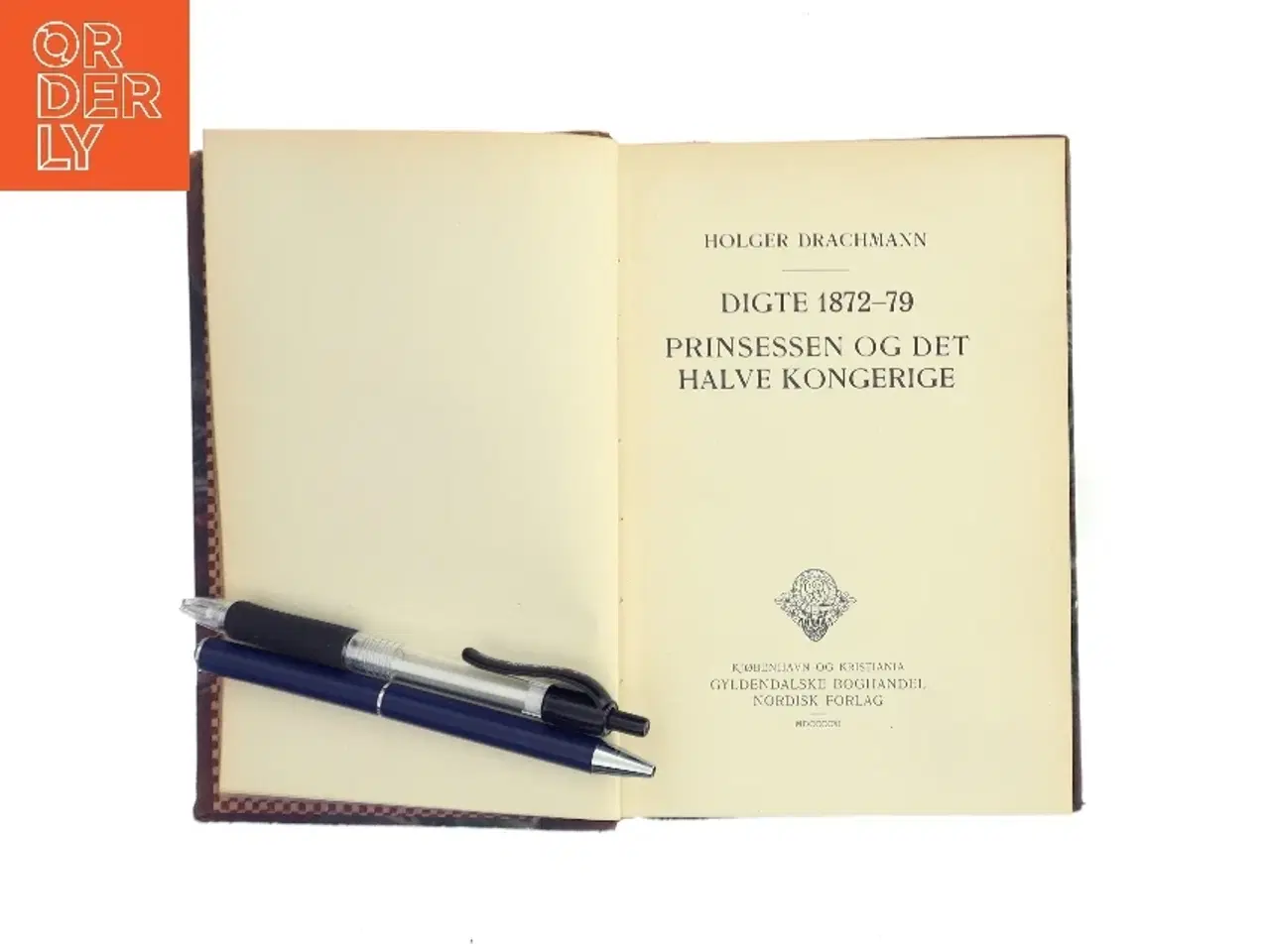 Billede 1 - Digte 1872-79: Prinsessen og det halve kongerige af Holger Drachmann (Bog)