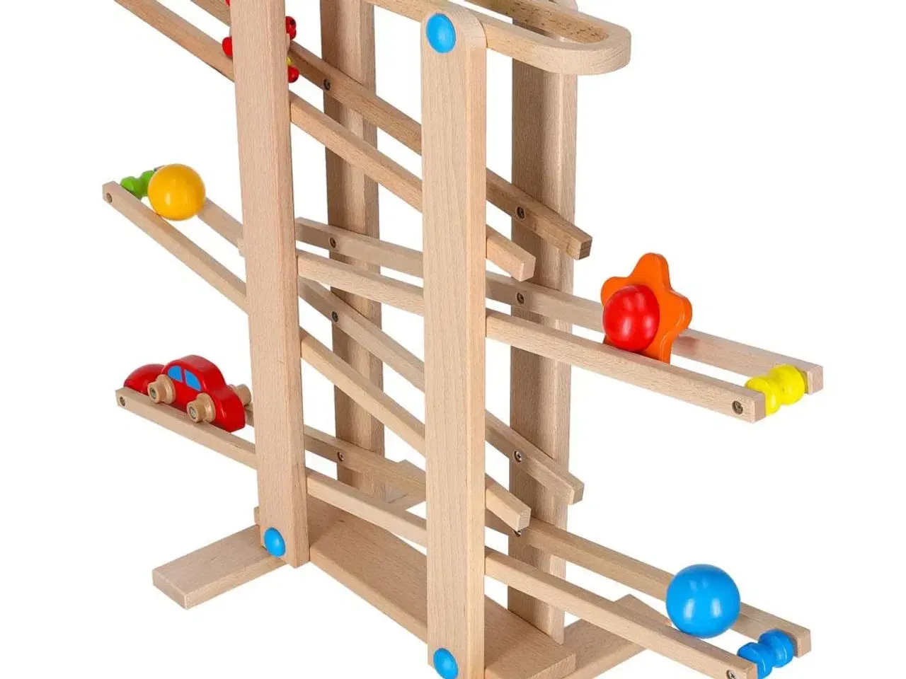 Billede 6 - Kuglebane i træ XXL – Montessori kulodrome