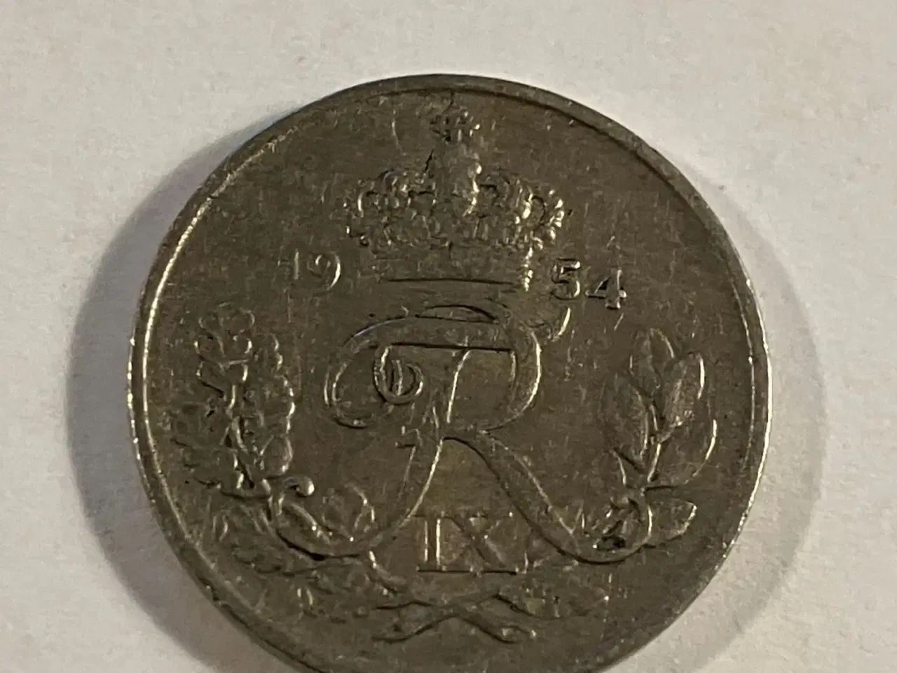 Billede 1 - 10 Øre 1954 Danmark