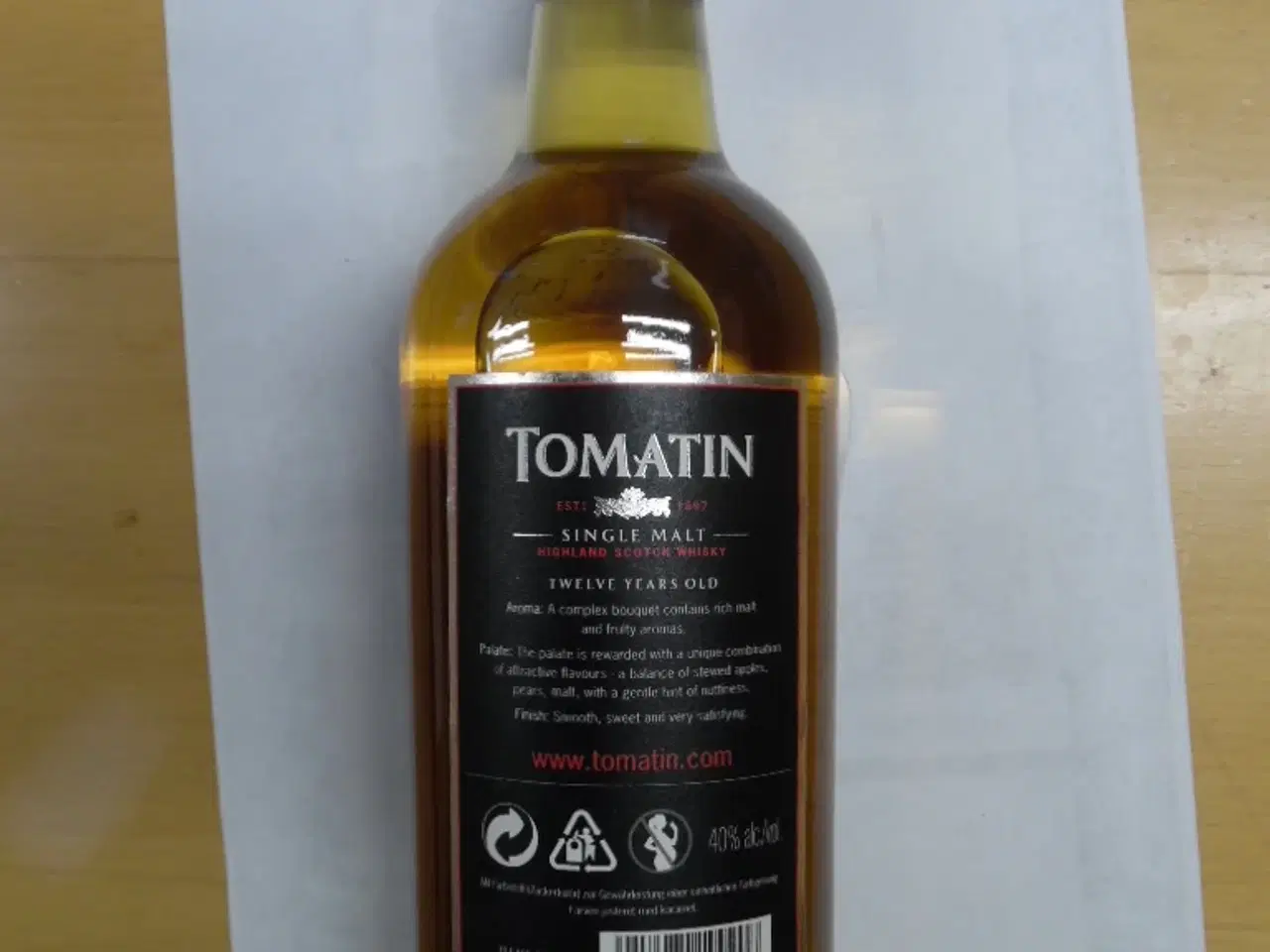 Billede 2 - Tomatin 12 år Scotch Highland single malt Whisky