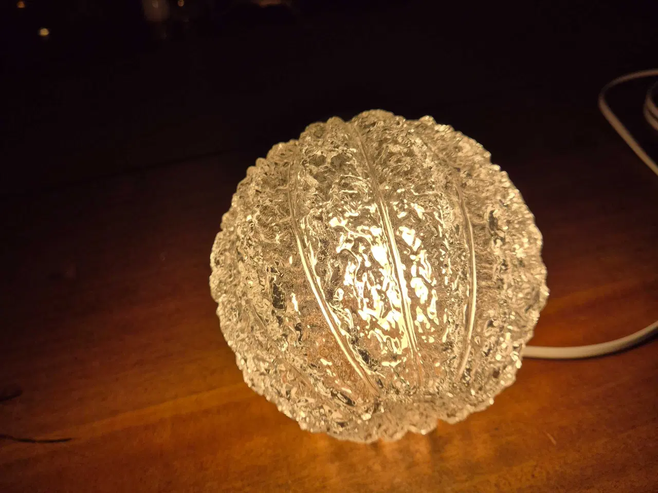 Billede 5 - Svensk væglampe med glaskuppel 