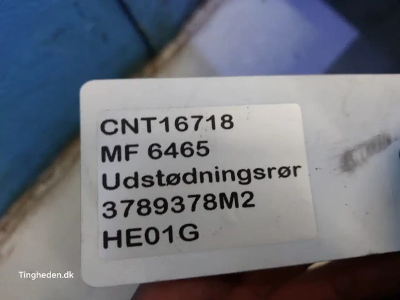 Billede 13 - Massey Ferguson 6465 Udstødningsrør 3789378M2