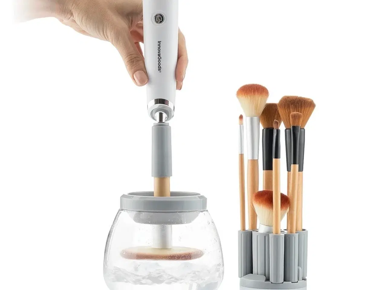 Billede 4 - Automatisk Makeup børste renere og tørretumbler Maklin InnovaGoods