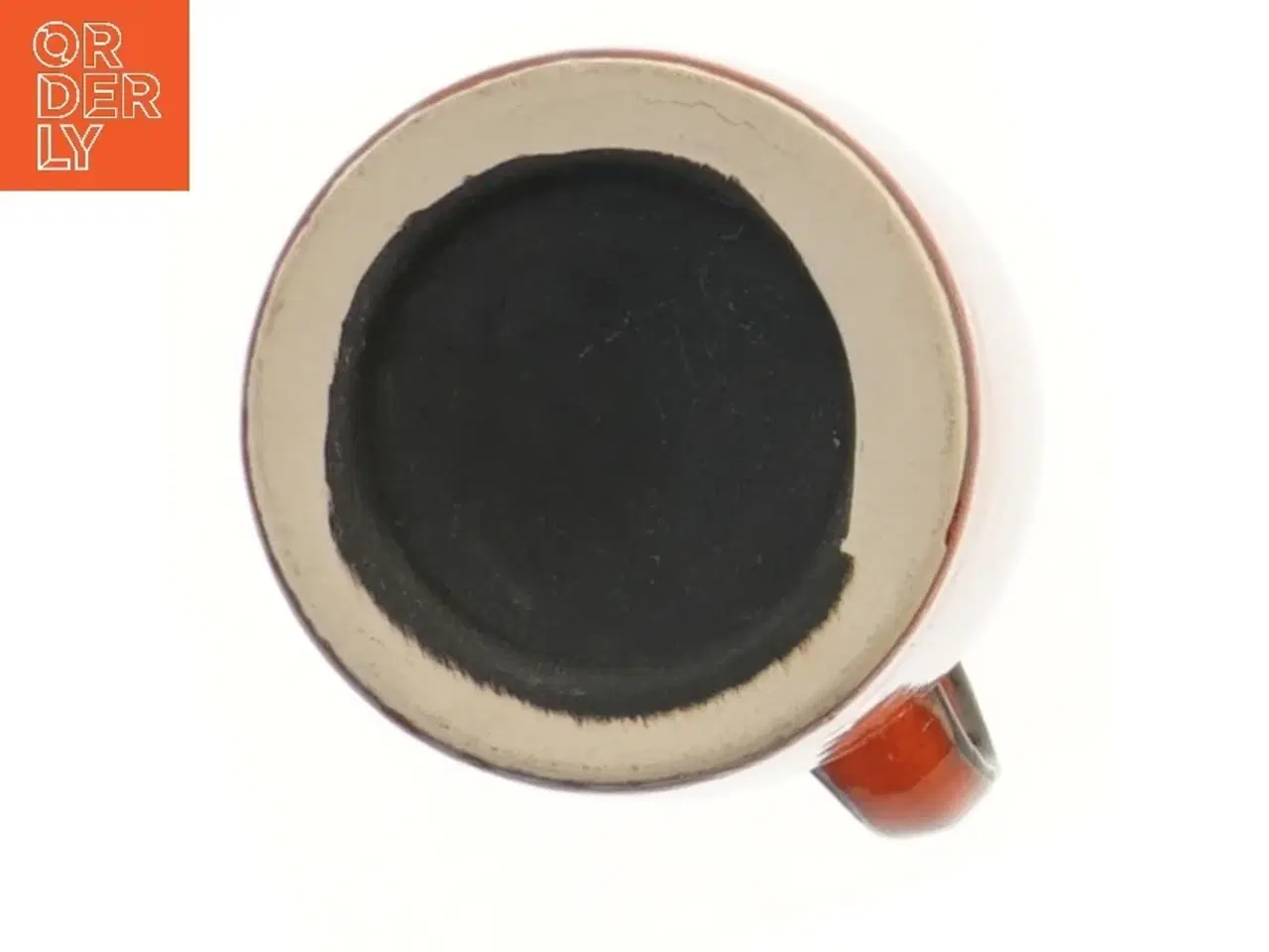 Billede 3 - Keramikvase med hank (str. 13x9 cm)