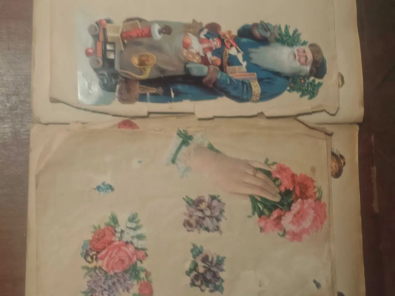 Billede 3 - Gammel bog med mange glansbilleder 