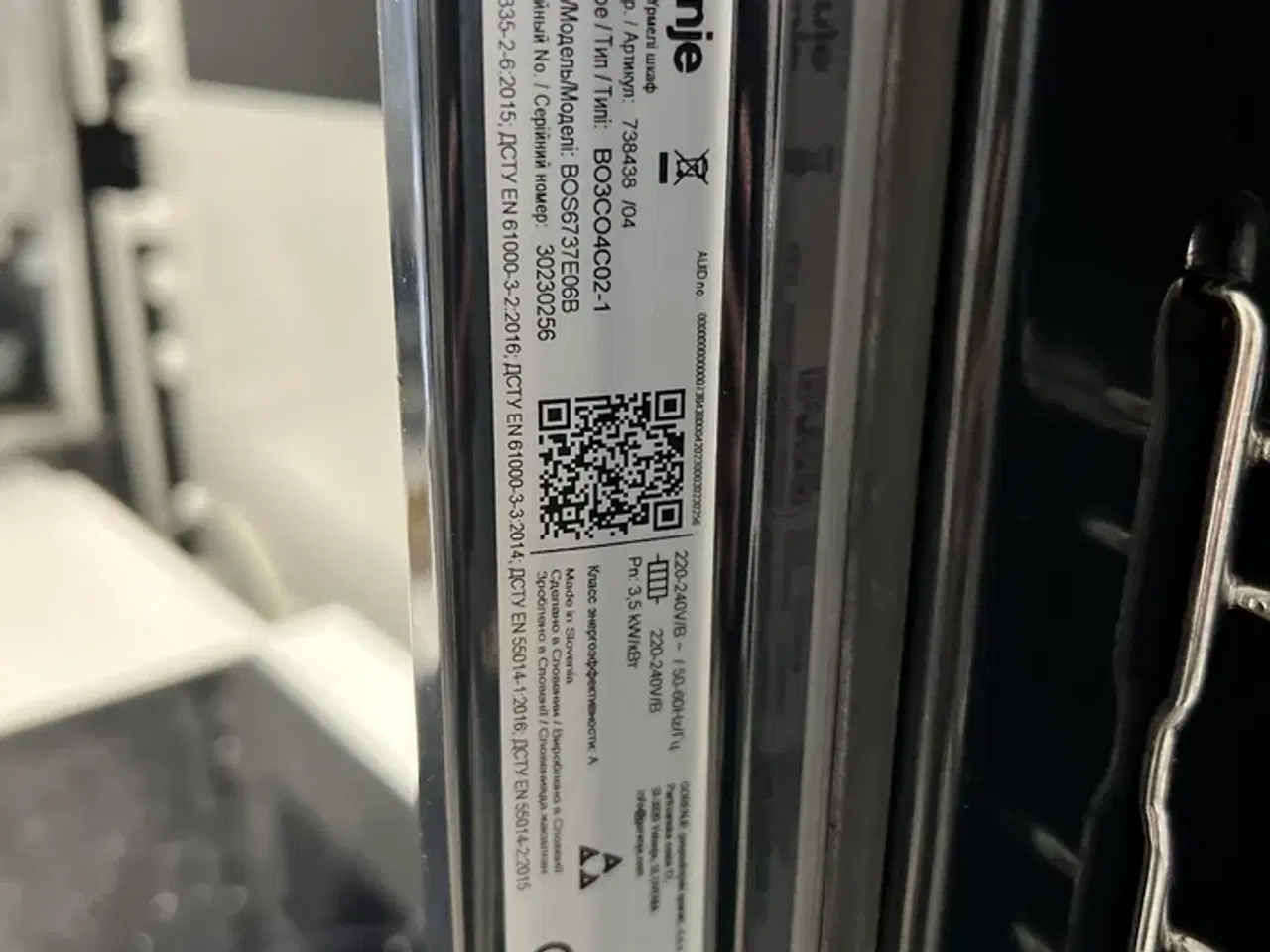 Billede 3 - Gorenje - indbygnings ovn