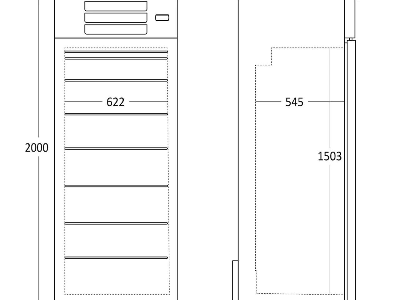 Billede 6 -  Lagerfryseskab 459 Liter – GUF600W