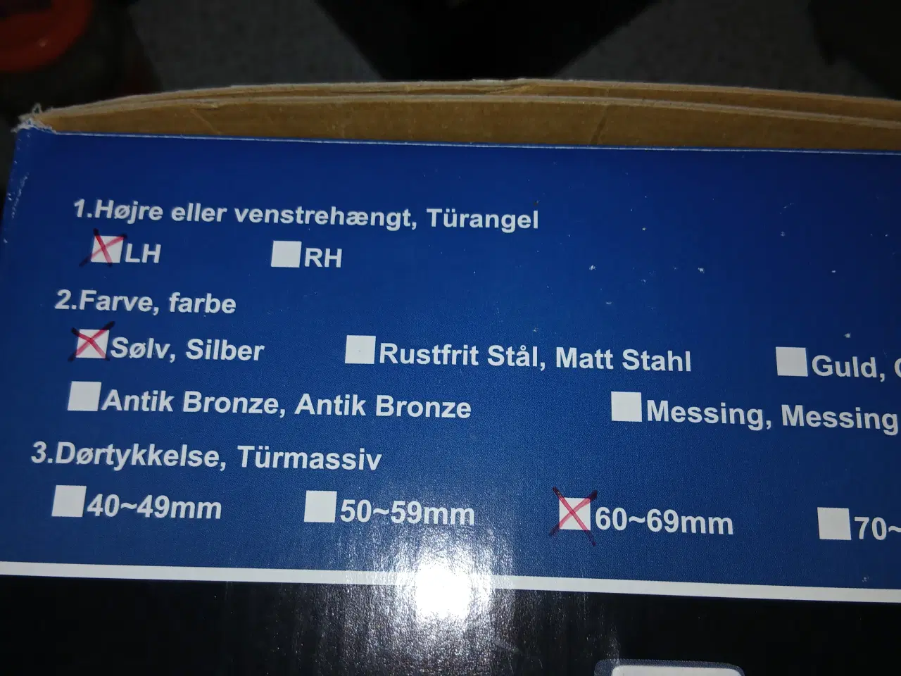 Billede 1 - dørlås med kode 