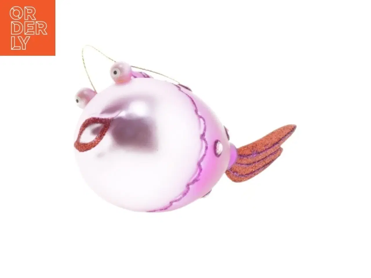 Billede 2 - Juletræspynt i form af en fisk (str. 15 cm)