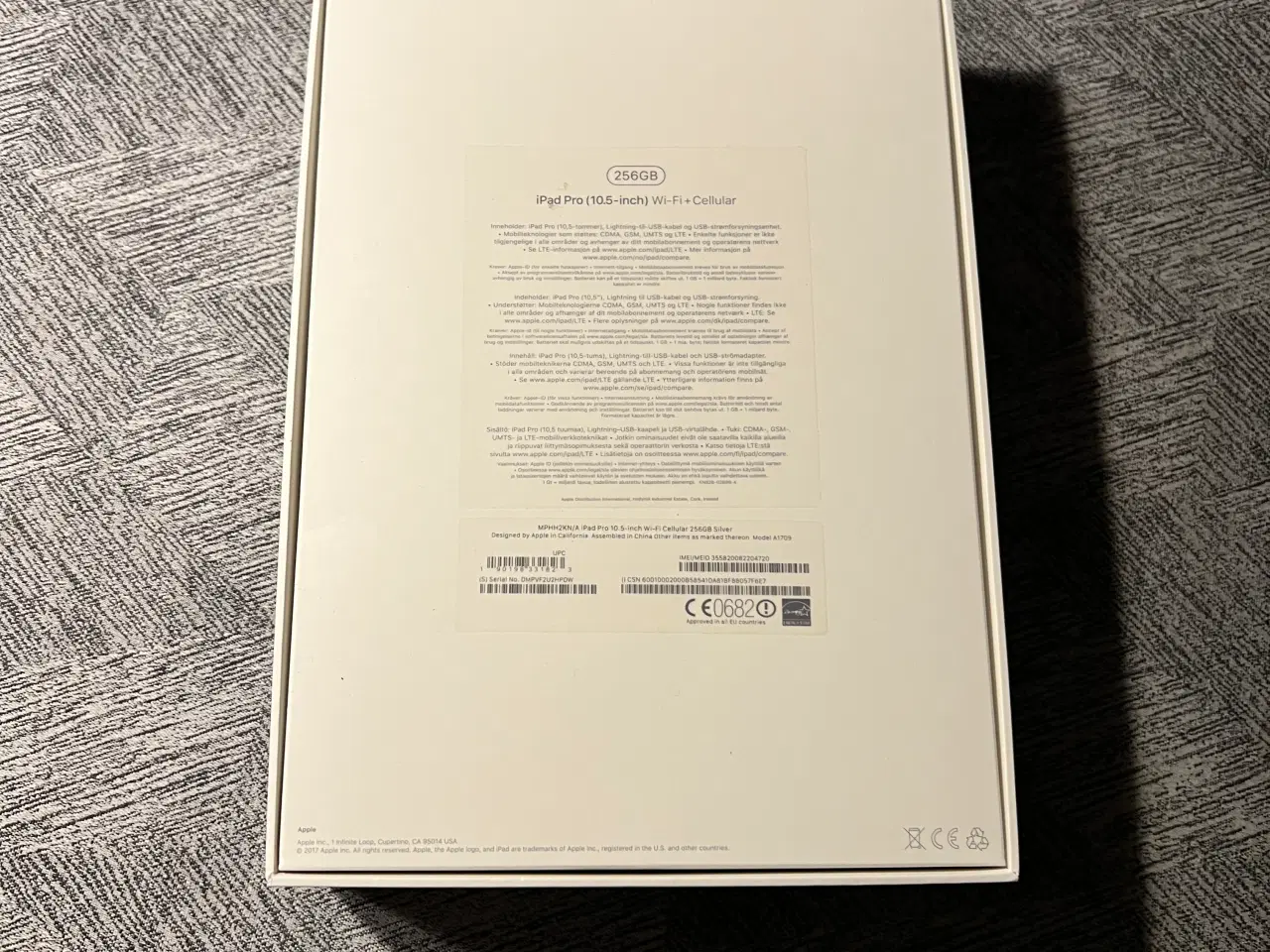 Billede 5 - Apple Ipad Pro 256GB ,til simkort ,  10,5" skærm