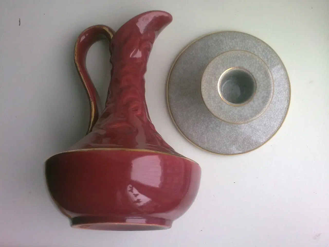 Billede 11 - Bornholm keramik Natur motiv i glasur