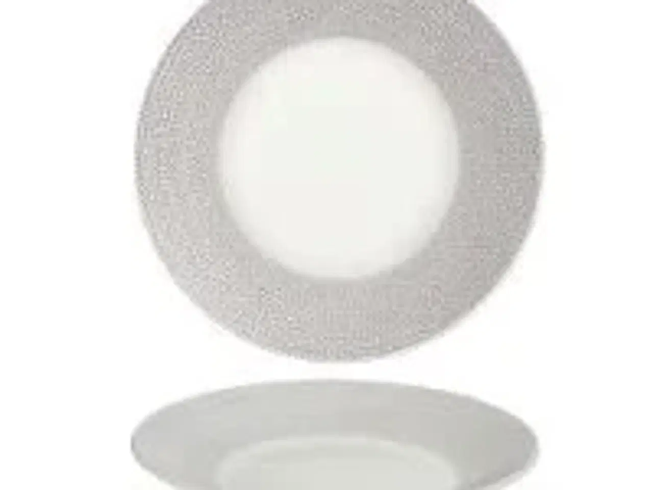 Billede 1 - 11 stk. Tallerken m/mønstret fane dyb 281 mm Isla Churchill