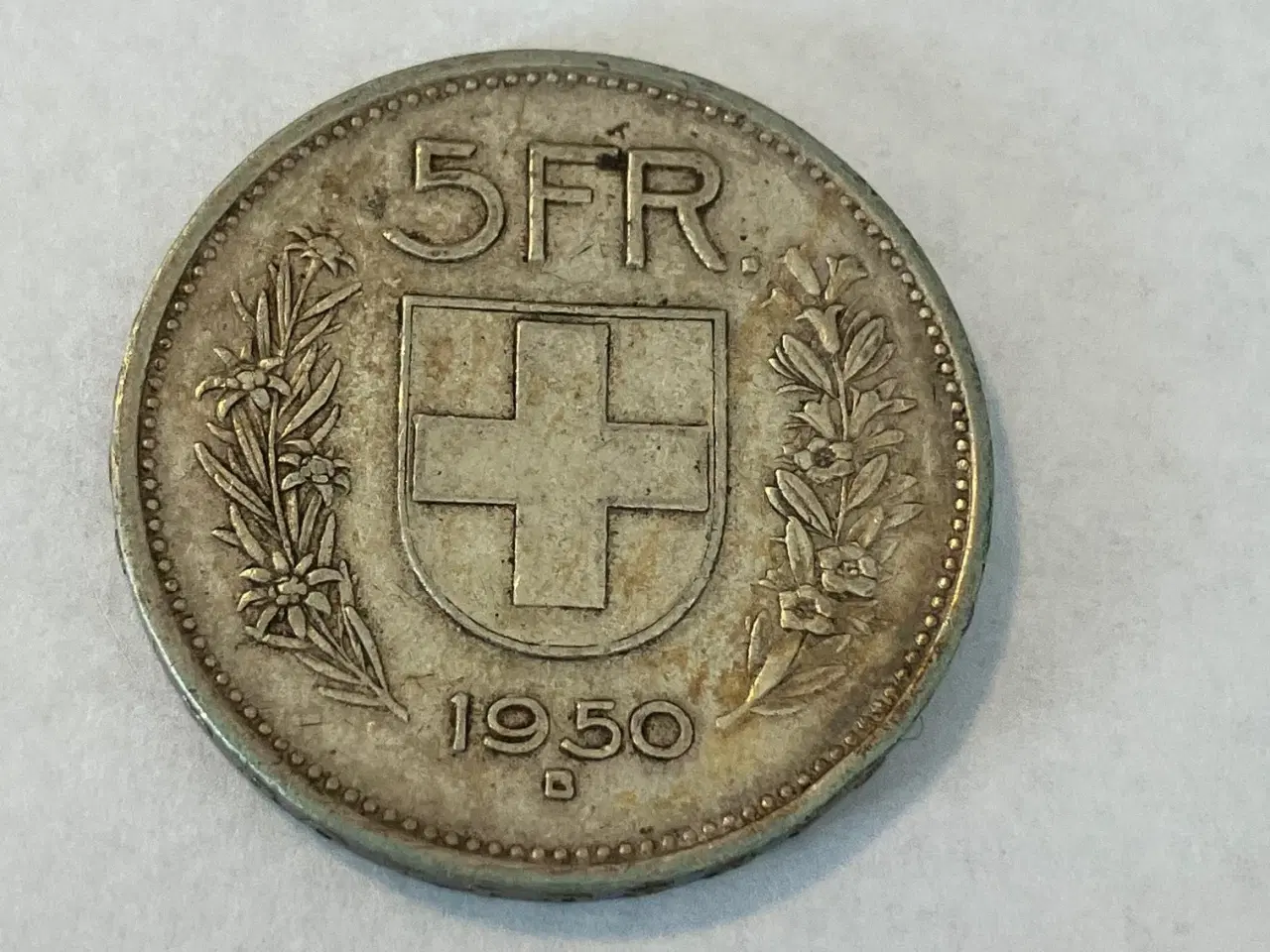 Billede 1 - 5 Francs Switzerland 1950