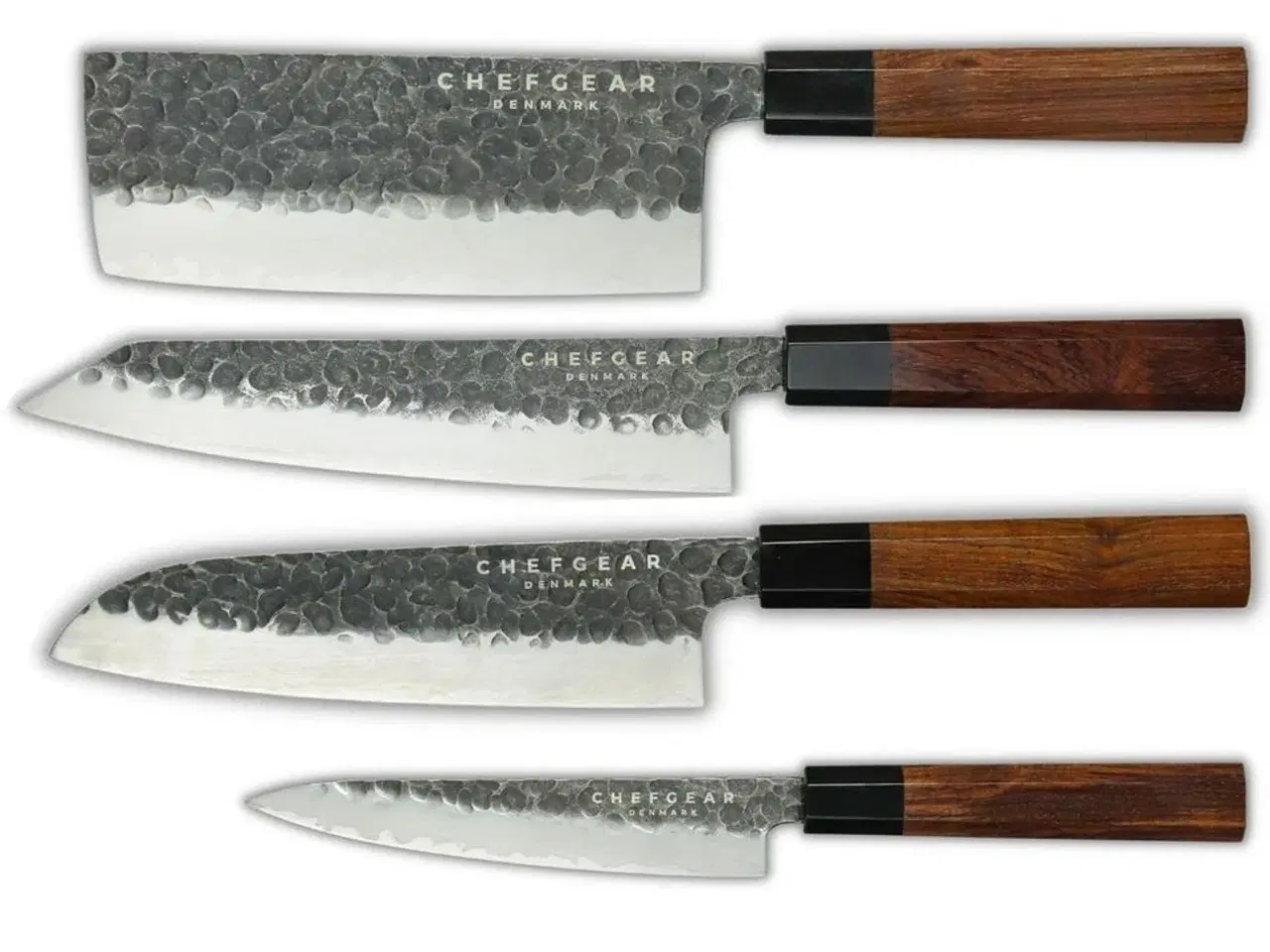 Billede 2 - Køkkenknivsæt udført i VG-10 stål.