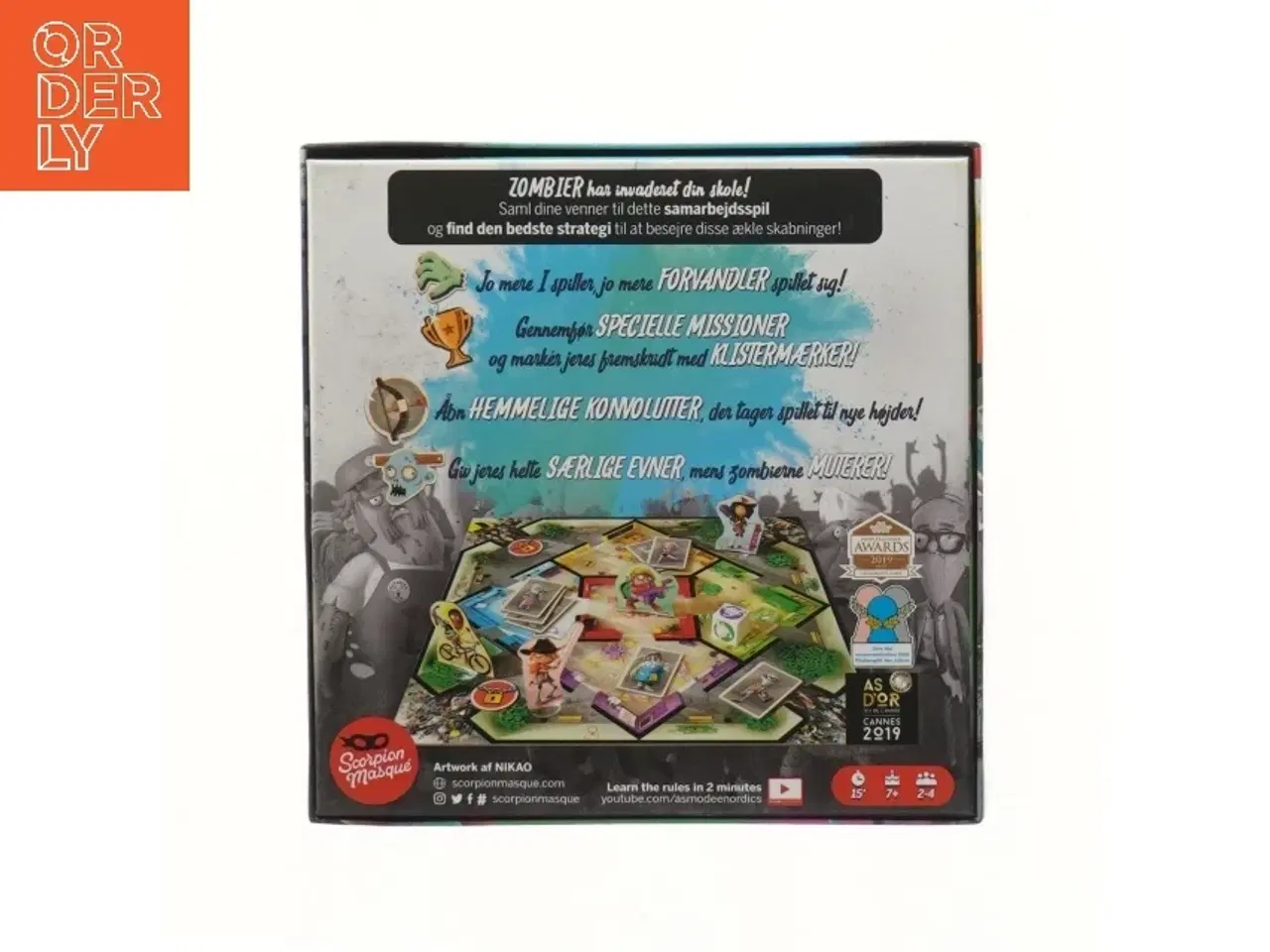 Billede 3 - Zombie Kidz Evolution brætspil (str. 19x19 cm)