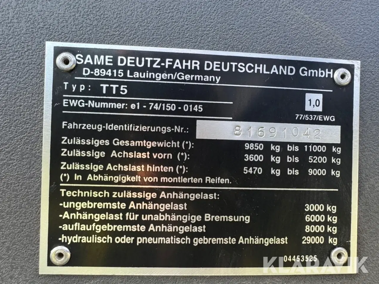Billede 5 - Traktor Deutz-Fahr Agrotron 180.7 TTV