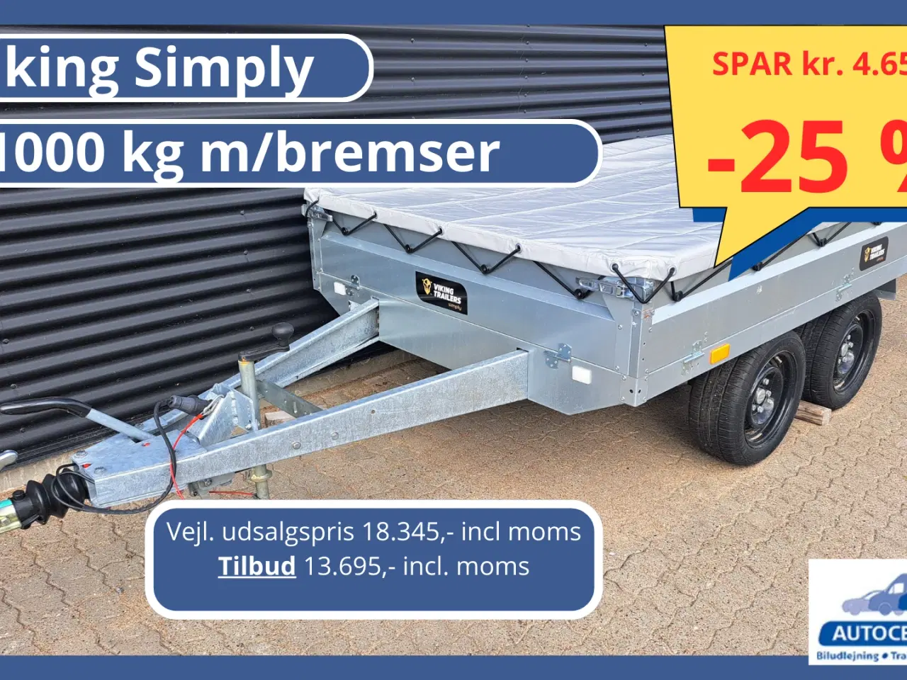 Billede 1 - Restparti / Lagersalg Viking Simply trailere!