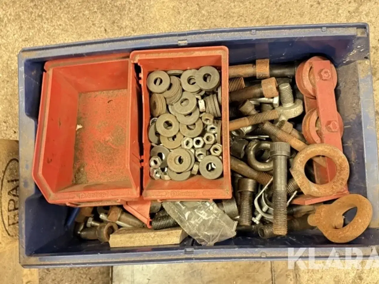 Billede 10 - Blandede bolte,skruer,møtrikker,skiver,fittings,stifter osv.