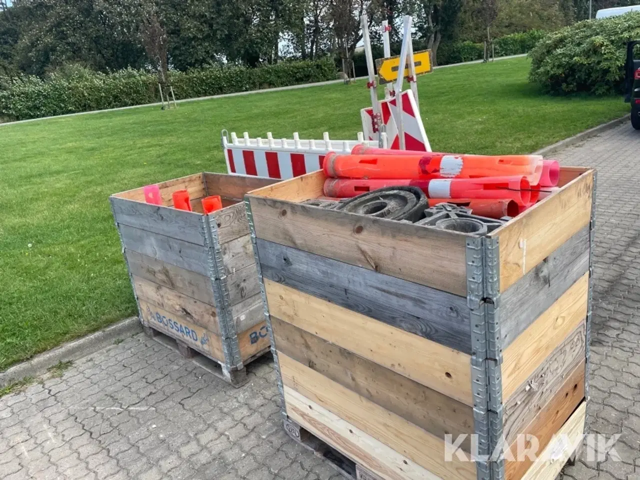 Billede 3 - Afspærrings cylinder med fødder