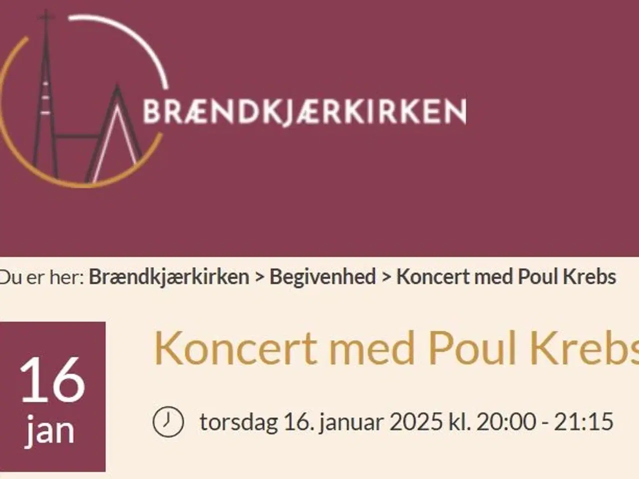 Billede 1 - Poul Krebs: 3 billetter til koncert i Kolding