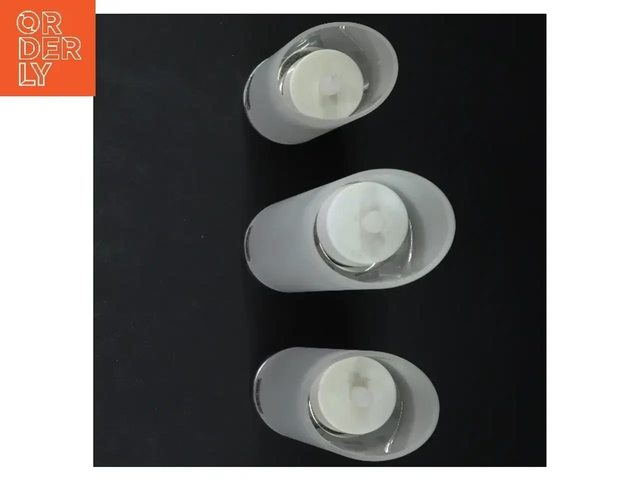 Billede 3 - Sæt af elektroniske lysestager fra Herstal (str. 13-23 cm)