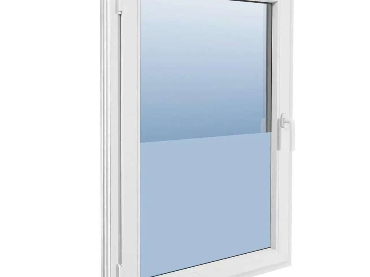 Billede 4 - Vinduesfolie 0,9x10 m PVC matteret grå