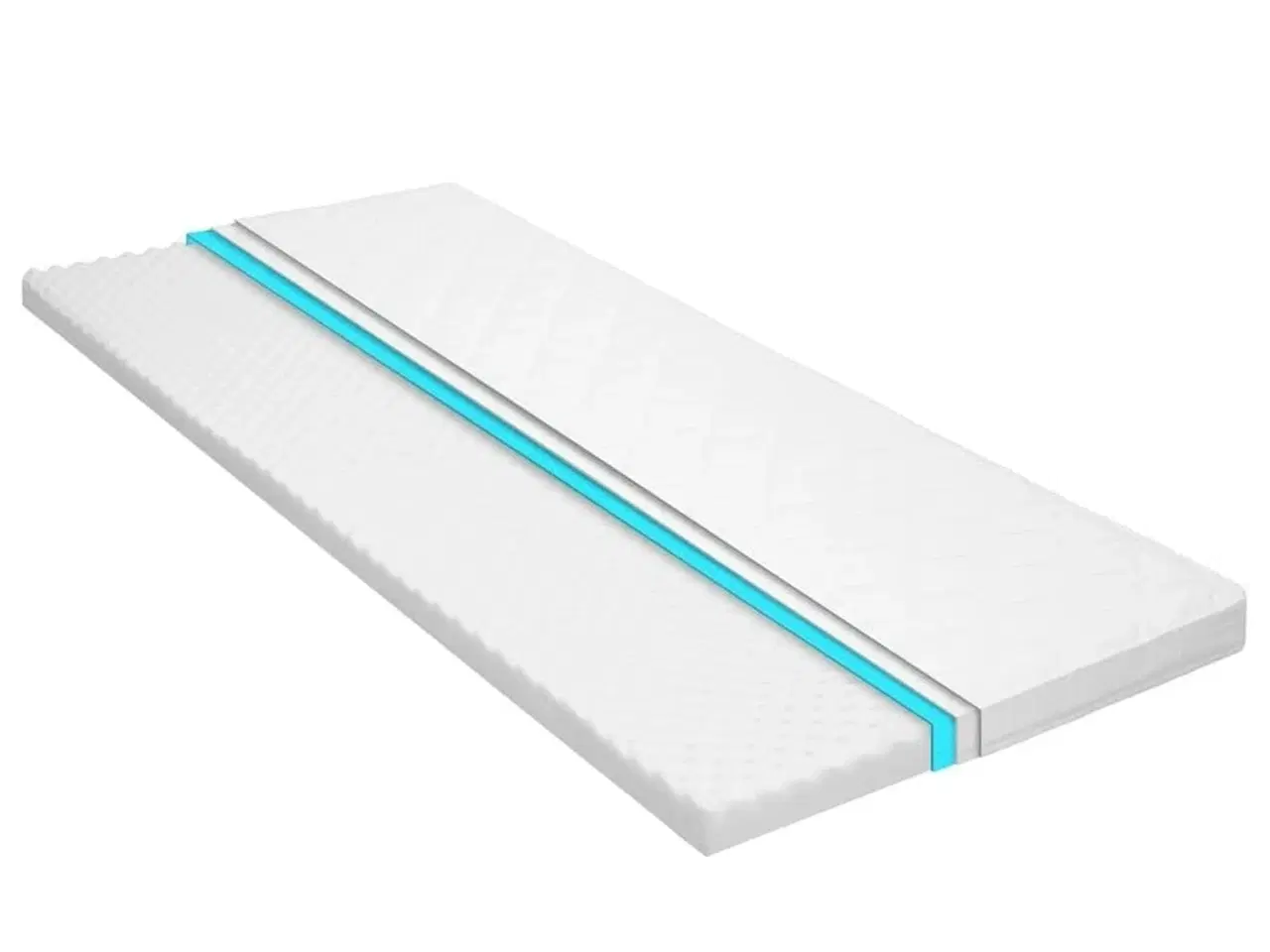 Billede 1 - 282768  Mattress Topper 80x200 cm Cold Foam Egg Profile 6 cm