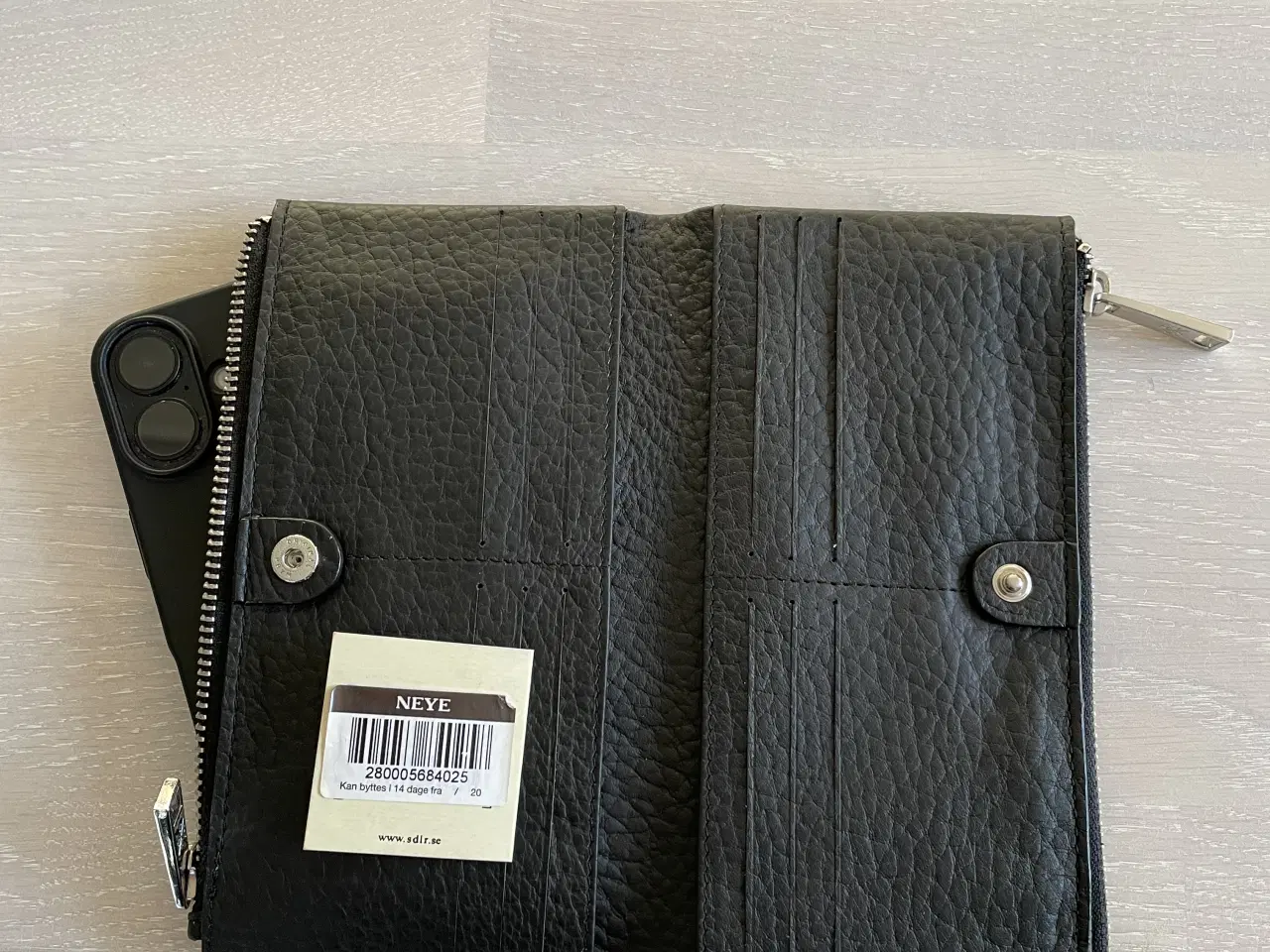 Billede 2 - Ny sort læder clutch