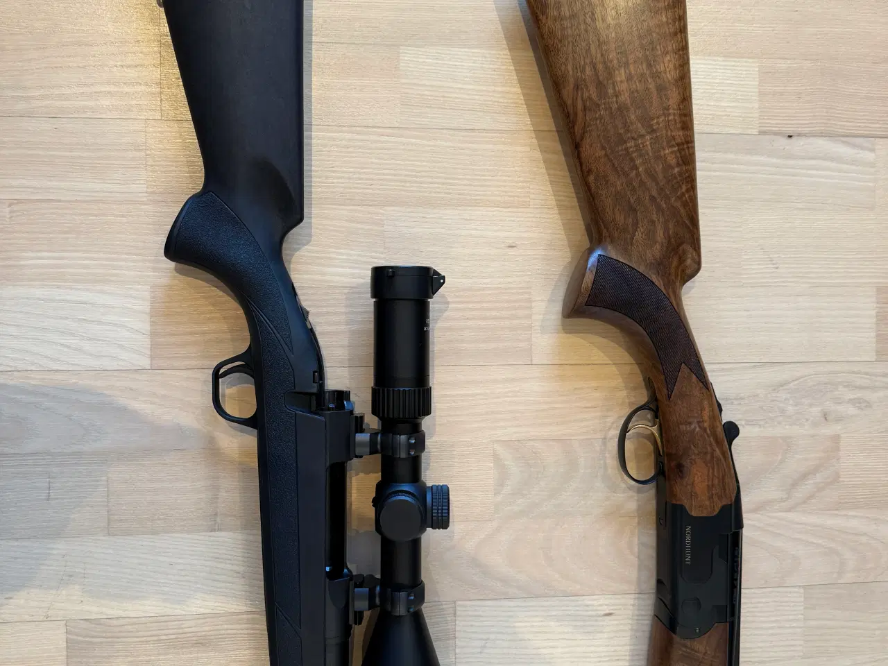 Billede 3 - Komplet Jagt sæt med riffel / hagl gevær / skab 