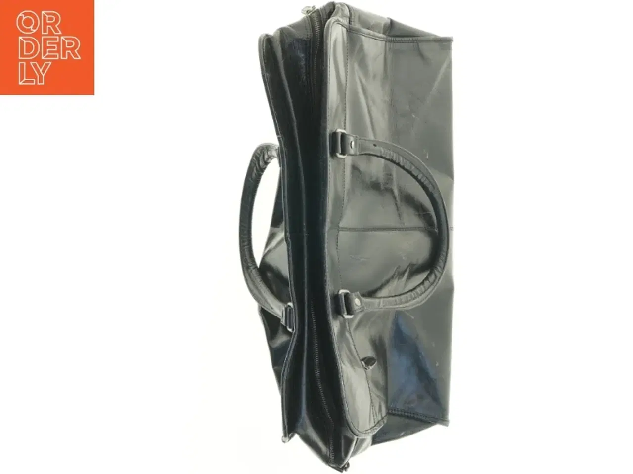 Billede 7 - Brugt sort skuldertaske (str. 55 x 20 cm)