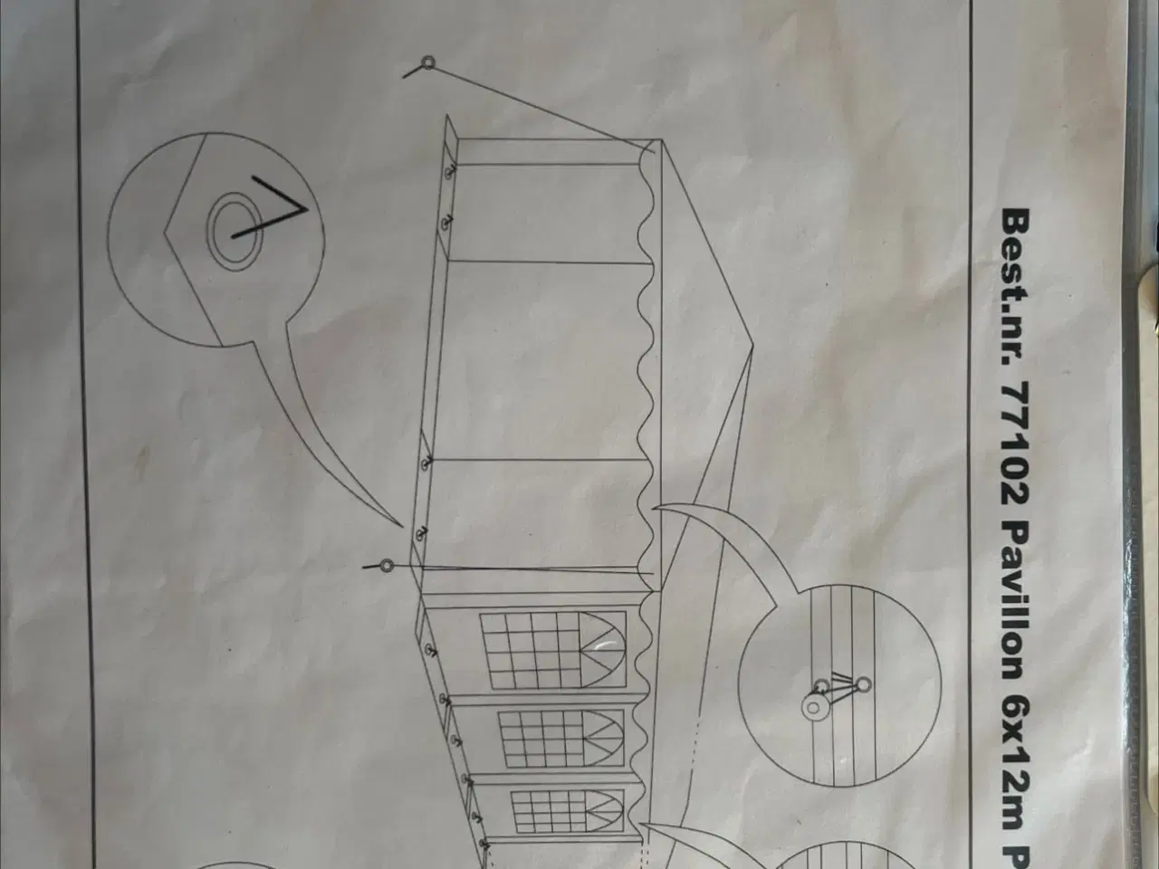 Billede 1 - Partytelt 6 x 12 m