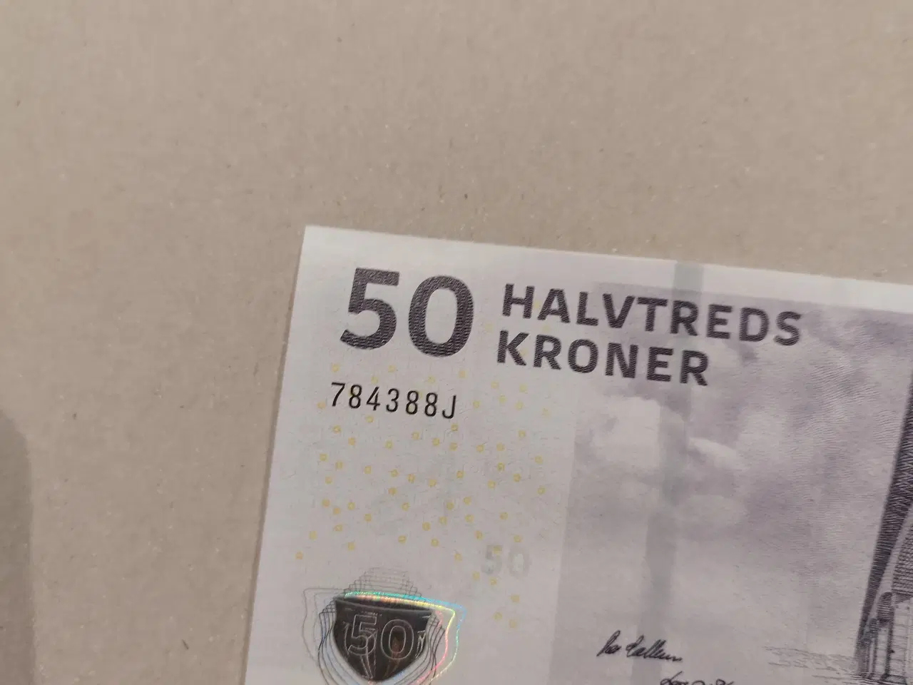 Billede 5 - 50 Kroner. Bankfrisk. Fra 2016