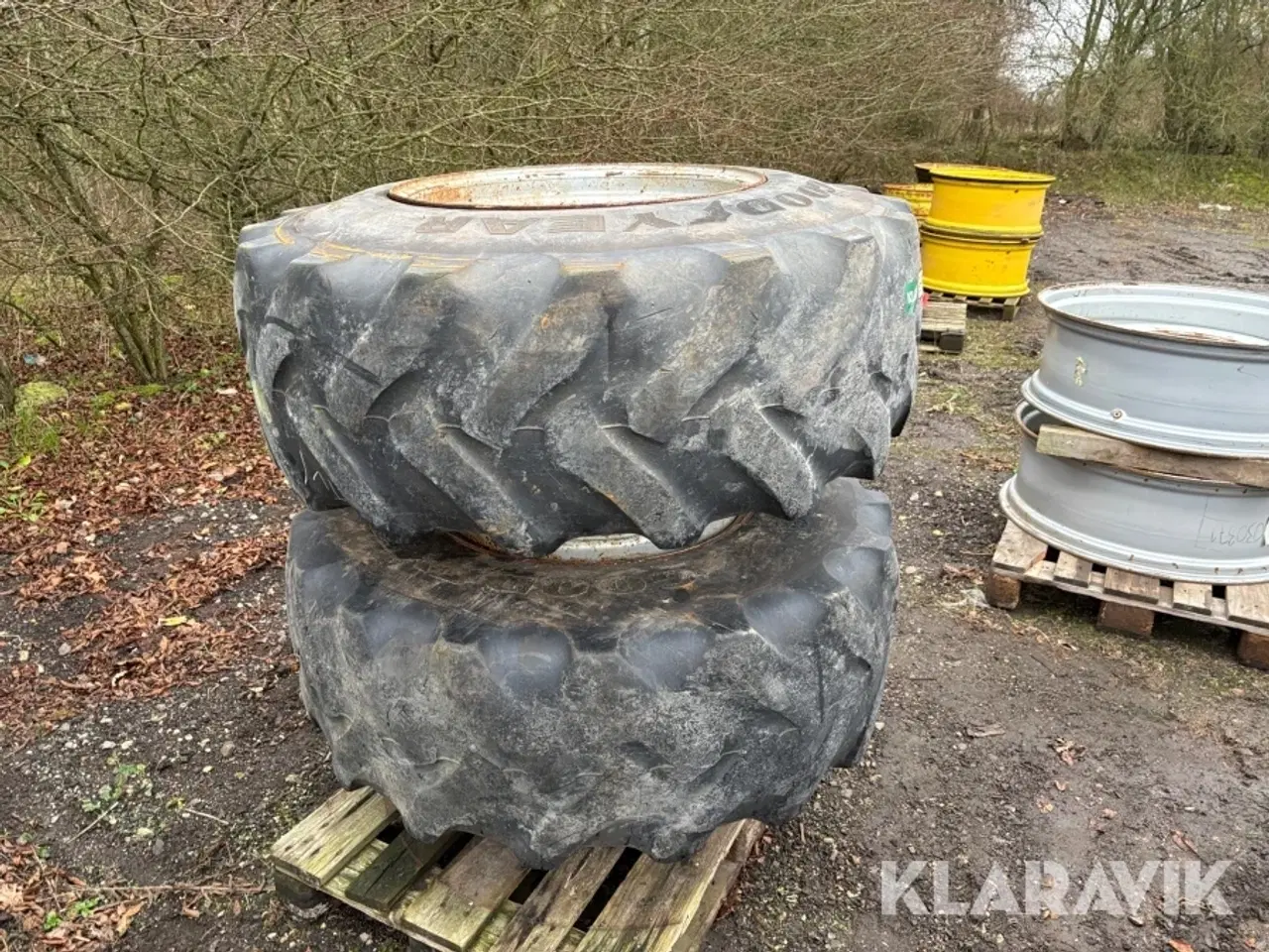 Billede 1 - Hjul Goodyear Super Traction 2 styk