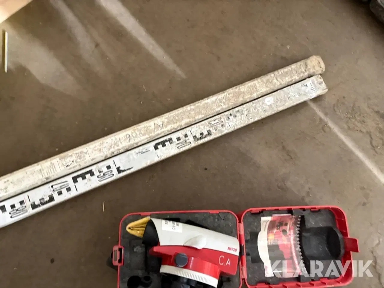 Billede 12 - Nivelleringsapparat Leica NA720 med stadier