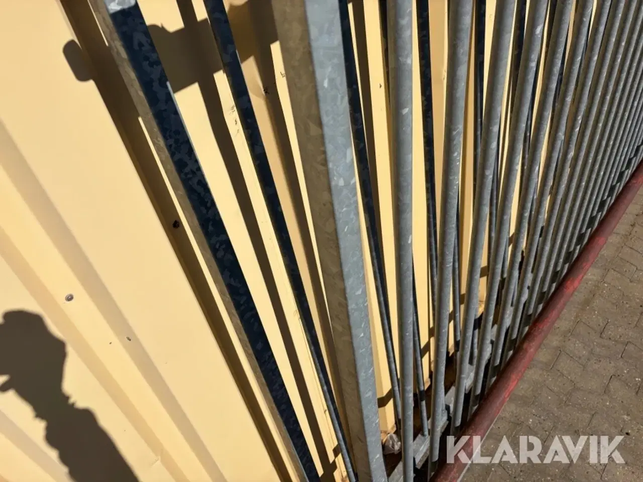 Billede 4 - Adgangsport galvaniseret - med stolper